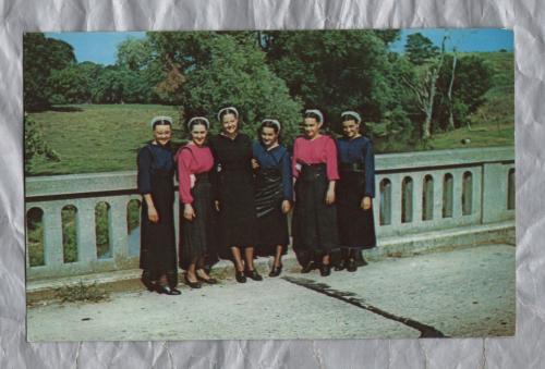 `Greetings-From "The Amish Country"` - Postally Used - Cuyahoga Falls April 10 Ohio 1966 Postmark - James E.Hess Postcard