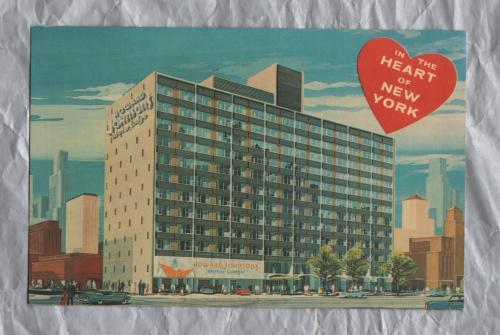 `Howard Johnson`s Motor Lodge - In New York City....` - Postally Unused - Loew`s Hotels Inc Postcard