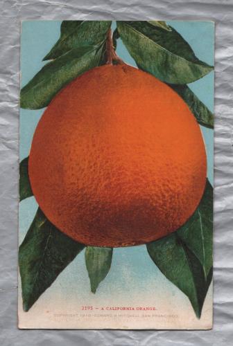 `2195-A California Orange` - Info Postcard - Postally Unused - Edward H. Mitchell Postcard