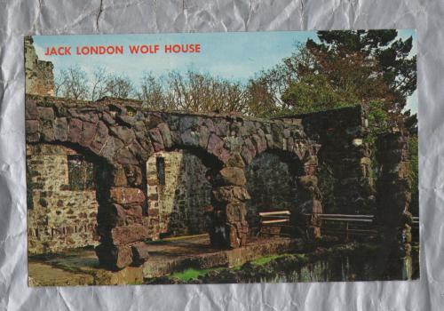 `Jack London Wolf House, Sonoma, California ` - Postally Used - Amarillo TX November 5 1978 Postmark - Mike Roberts Postcard