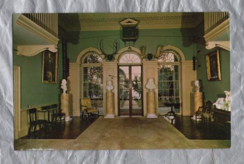 `Monticello - Entrance Hall Showing Seven-Day Clock Designed By Jefferson` - Postally Unused - Thomas Jefferson Memorial Foundation Postcard