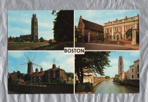 `BOSTON` - Multiview - Postally Unused - Photo Precision Postcard.