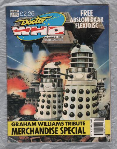 Doctor Who Magazine - No.167 - 28th November 1990 - `Graham Williams Tribute` - Published by Marvel Comics 