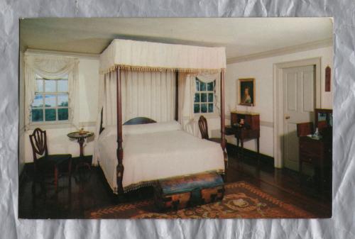 `Washington`s Bedroom At Mount Vernon` - Postally Unused - M.V.L.A. Postcard