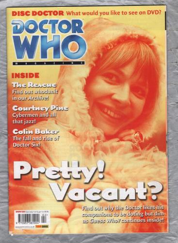 Doctor Who Magazine - No.325 - 8th January 2003 - `Pretty! Vacant?` - Published by Panini Comics