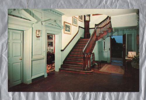 `Central Hall At Mount Vernon` - Postally Unused - M.V.L.A Postcard