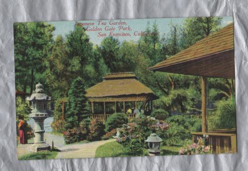 `V303 Japanese Tea Garden, Golden Gate Park, San Francisco, California` - Postally Unused - Newman Post Card Co. Postcard