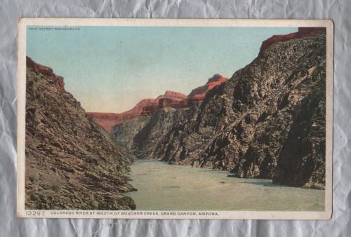 `12297 Colorado River At Mouth Of Boucher Creek, Grand Canyon, Arizona ` - Postally Unused - Detroit Publishing Co. Postcard