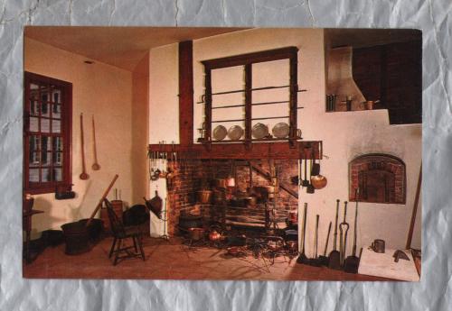 `Family Kitchen At Mount Vernon` - Postally Unused - M.V.L.A. Postcard