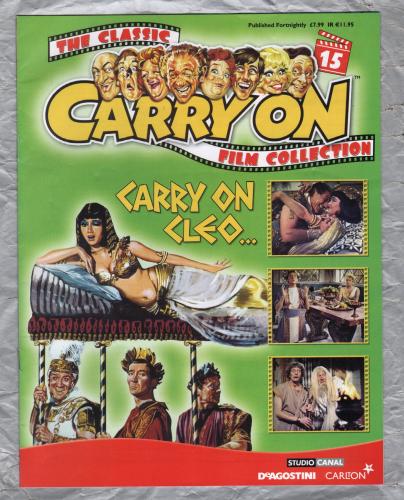 The Classic CARRY ON Film Collection - 2004 - No.15 - `Carry On Cleo` - Published by De Agostini UK Ltd - (No DVD, Magazine Only) 